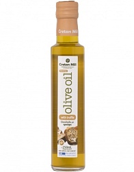 Масло оливковое нерафинированное высшего качества Extra Virgin olive oil с трюфелем CRETAN MILL 0,25